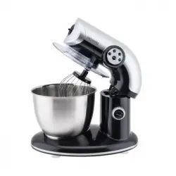 Batidora Amasadora Profesional Km80 H.koenig, 1000 W, 5.5 L, 4 Velocidades, Hasta 2 Kg De Masa, Color Negro