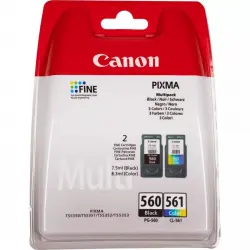 Cartuchos de Tinta Original Canon PG-560/CL-561 Multipack Negro/Tricolor