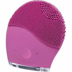 Cepillo facial - Beurer FC49, Función 2 en 1, IPX7, Tecnología de vibración, 15 Niveles intensidad, Rosa