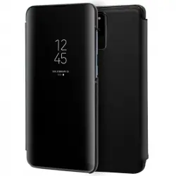 Cool Funda Flip Cover Clear View Negro para Samsung Galaxy S20 Ultra 5G G988