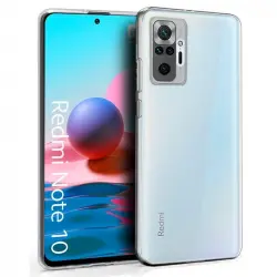 Cool Funda Silicona Transparente para Xiaomi Redmi Note 10/Note 10s