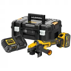 Dewalt DCG409T1-QW FV Advantage Mini Amoladora XR 18V 125mm + Batería 6Ah y Maletín