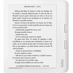 eBook - Kobo Libra 2, 7’’ HD, y AudioBook, 32 GB, Resistente al agua, Blanco