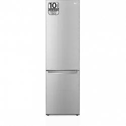 Frigorífico combi - LG GBB92MBB3P, No Frost, 203 cm, 384 l, DoorCooling+™, FRESHBalancer™, Acero texturizado antihuellas