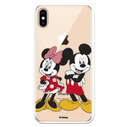 Funda Oficial de Disney Mickey y Minnie Posando para iPhone XS Max