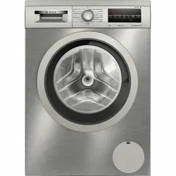 Lavadora carga frontal - Bosch WUU28T8XES, 8 kg, 1.400 rpm, 15 programas, Inox