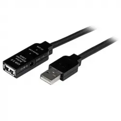 Startech USB2AAEXT35M Cable Alargador USB 2.0 Tipo A Macho/Hembra 35m Negro