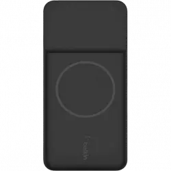 Cargador inalámbrico - Belkin BPD001BTBK, MagSafe, Potencia 7.5 W, 10000 mAh, USB-C, Negro