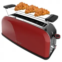 Cecotec Toastin' time 850 Red Long Tostadora 2 Rebanadas 850W