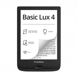eBook - Pocketbook Basic Lux 4, 6 " E-Ink Carta™, 8 GB, Wifi, 1.300mAh, Negro