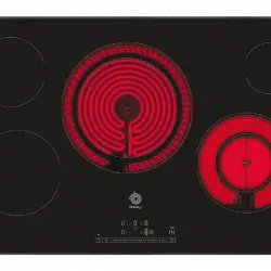 Encimera - Balay 3EB785LQ, Vitrocerámica, Eléctrica, 5 zonas, 28 cm