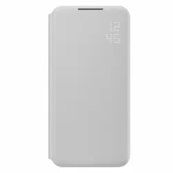 Funda Samsung Galaxy S22 Cierre Inteligente Led View Cover Original Plateado