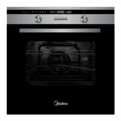 Midea MCO6070PPAJ Horno Multifunción Pirolítico 70L Negro/Acero Inoxidable