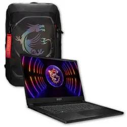 Ordenador portátil gaming MSI Stealth 15 A13VF Intel® Core™ i7-13620H, 16GB RAM, 1TB SSD, NVIDIA GeForce RTX 4060, Windows 11, 15,6'' Full HD + Mochila