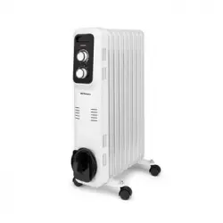 Radiador De Aceite Orbegozo 9 Elementos, 2000 W, 3 Potencias De Calor - Color Blanco