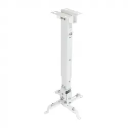 TooQ Soporte Proyector Universal Inclinable Techo Blanco