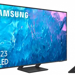 TV QLED 55" - Samsung TQ55Q70CATXXC, UHD 4K, Smart TV, Motion Xcelerator Turbo+, Quantum HDR, Diseño Airslim, DVB-T2 (H.265), Titan Gray