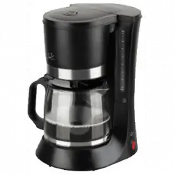 Cafetera de goteo - Jata CA290, 680 W, Filtro permanente, Sistema antigoteo, De 2 a 12 tazas, Negro