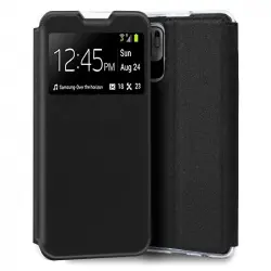 Cool Flip Cover Funda Negra para Xiaomi Redmi 10 5G