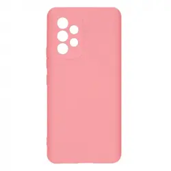 Funda Samsung Galaxy A53 5g Silicona Flexible Acabado Tacto Suave Rosa
