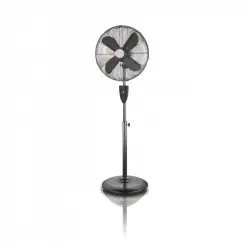 MPM MWP-13M Ventilador de Pie Metálico Oscilante con Altura Ajustable 45cm Retro