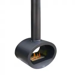 Purline Syke Biochimenea para Techo Hasta 2.5kW Negro