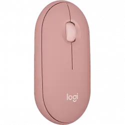 Ratón inalámbrico - Logitech Pebble 2 M350S, Inalámbrico, Multidispositivo, 4000 ppp, Rosa