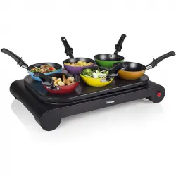 Tristar BP-2827 Juego de Sartenes Wok 1000W Negro