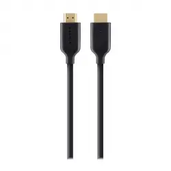 Belkin - Cable HDMI De Alta Velocidad Con Ethernet Y Conector De Oro De 1m - Negro