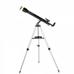 Bresser Arcturus Telescopio Refractor 60/700 AZ con Filtro Solar y Adaptador para Móvil