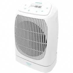 Calefactor - Cecotec ReadyWarm 9870 Smart Rotate, 2000 W, 2 Niveles, 3 Modos, Oscilante, Blanco