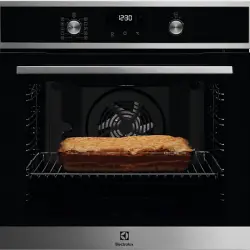 Horno - Electrolux EOF6P60X, 72 L, Multifunción, Pirolítico, SurroundCook®, Display LED, 60 cm, A+, Inox