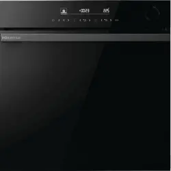 Horno - Hisense BSA66346ADBG, Multifunción, Pirolítico, 77 l, 59.5 cm, WiFi, Doble Grill, Air Fry, Negro