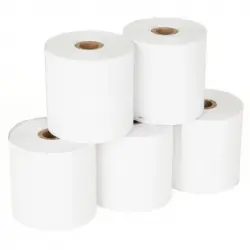 Iggual Pack 5 Rollos de Papel Térmico sin BPA 57X57mm