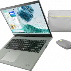 Portátil - Acer Aspire Vero AV15-51, Ecológico, 15.6" Full HD, Intel® Core™ i7-1195G7, 16GB RAM, 512GB SSD, W11H + Funda Sleeve Mouse 2.4G