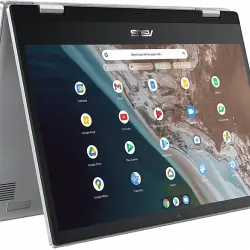 Portátil - ASUS Chromebook CX1400FKA-EC0077, 14" Full HD, Intel® Celeron® N4500, 8GB RAM, 128GB eMMC, UHD Graphics, Chrome OS