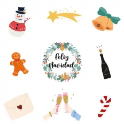 Stickers Feliz Navidad