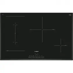 Bosch Serie 6 Pvs851fc5z Hobs Negro Integrado 80 Cm Con Placa De Inducción 4 Zona(s)