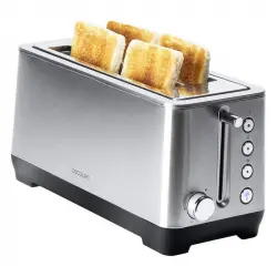 Cecotec BigToast Extra Double Tostadora 2 Ranuras 1600W Acero Inoxidable