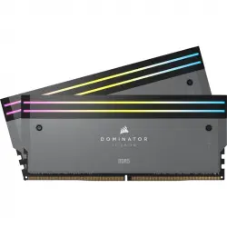 Corsair Dominator Titanium DDR5 6000MHz 64GB 2x32GB CL30 AMD EXPO Gris