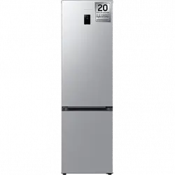 Frigorífico combi - Samsung SMART AI RB38C675DSA/EF, No Frost, 203 cm, 390l, All-Around Cooling, WiFi, Inox