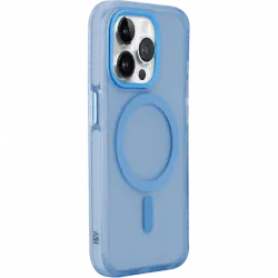 Funda - ISY ISC 2448, Compatible con MagSafe, Para iPhone 15 Pro, Azul