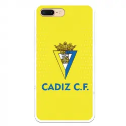 Funda Licencia Oficial Cádiz CF Fondo Amarillo para iPhone 8 Plus