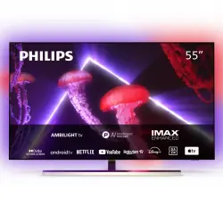 Philips - TV OLED 139 cm (55') Philips 55OLED807/12 UHD 4K, Android TV con inteligencia artificial, HDR10+, Dolby Vision & Dolby Atmos (Reacondicionado grado C).