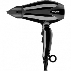 Secador - Babyliss 6715DE, 2400W, 3 Temperaturas, 2 Niveles, 2.8 m, Negro