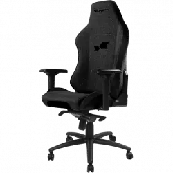 Silla gaming - Drift DR275, Acolchado extra y ajustable (4D), Tela, 150kg, Giratorio, Negro