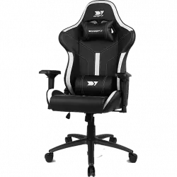 Silla gaming - Drift DR350, Polipiel, Reposabrazos 4D, Ruedas silenciosas, Inclinación, Blanco