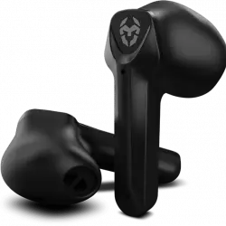 Auriculares True Wireless - Krom Kall, Para gaming, Bluetooth, Micrófono, Sistema Push to Talk, Negro