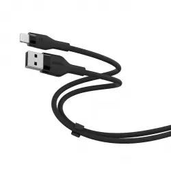 Belkin - Cable De Silicona Boost Charge Flex De USB-A A Lightning De 1 Metro Negro