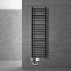 Calentador Eléctrico De Baño Sahara 400x1500 Mm Antracita